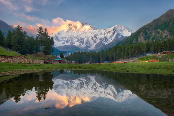 fairy meadow sunset
